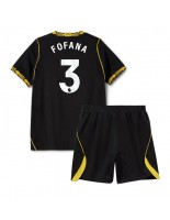 Chelsea Wesley Fofana #3 Venkovní dres pro děti 2026-27 Krátký Rukáv (+ trenýrky)